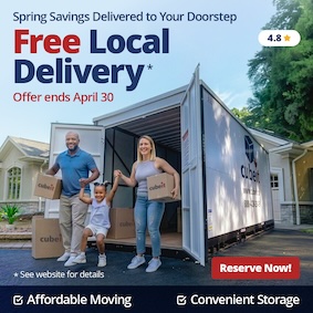 Cubeit Portable Storage Promotion